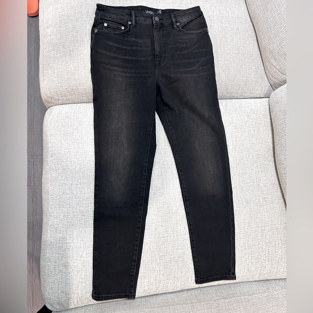 Ralph Lauren Women's Black Jeans - Size 10